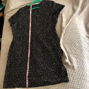 Old Navy XXL MIDI Black & Tan NWT Zip Back Has Stretch but not super Stretch